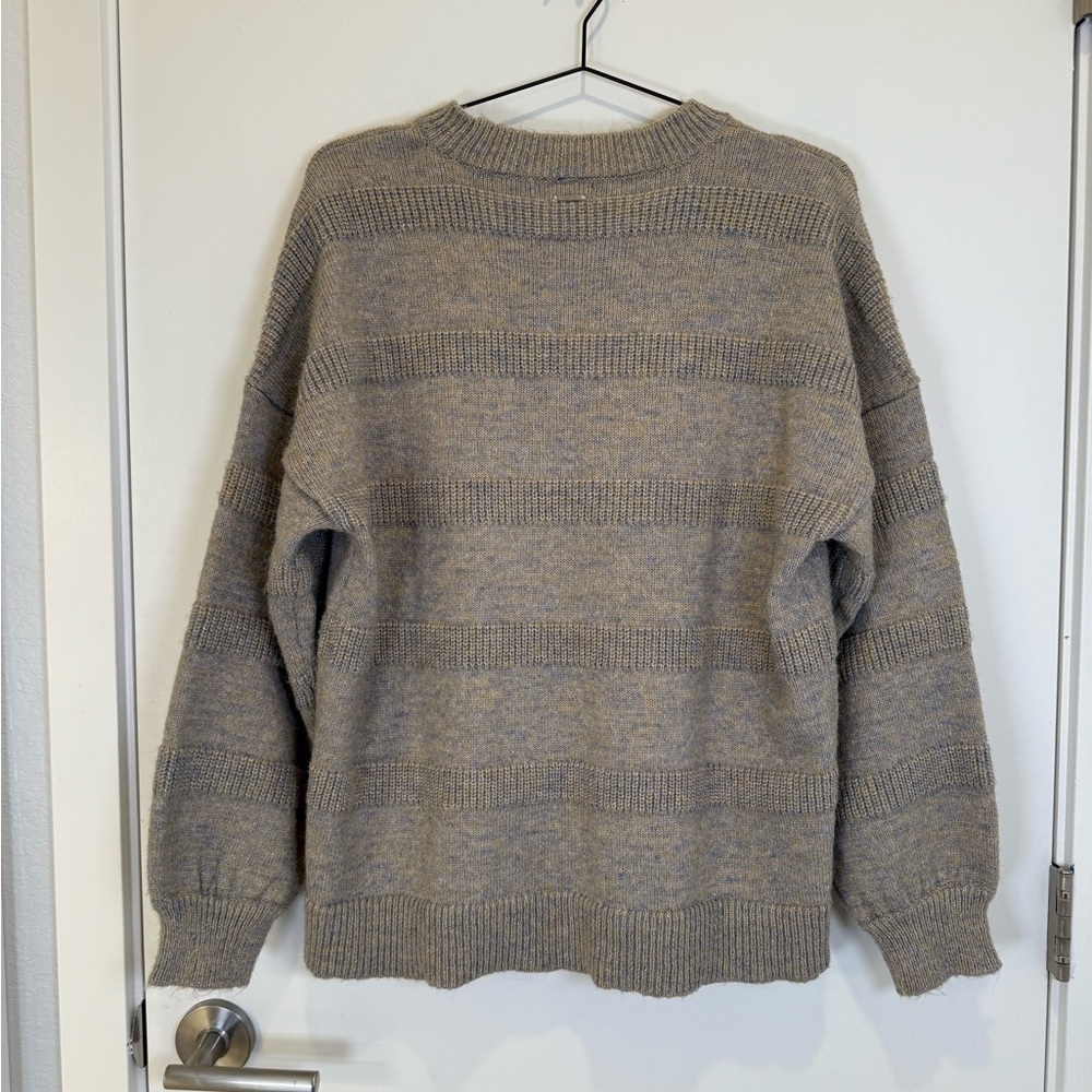 Volcom Womens Classic Fit Cabability Sweater - Taupe Pullover Sz M